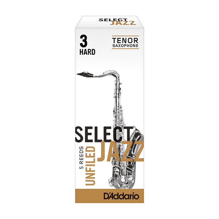 Трости для саксофона тенор, размер 3.0, жесткие (Hard), 5шт, Rico Select Jazz Unfiled фото